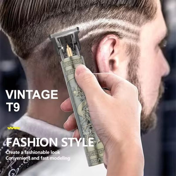 Metal Body – T9 Trimmer And Hair Clipper Cutting Machine For Men | Random Design | Golden Color Trimmer