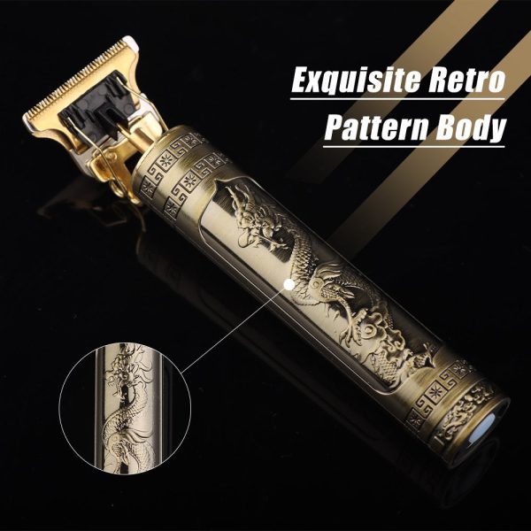 Metal Body – T9 Trimmer And Hair Clipper Cutting Machine For Men | Random Design | Golden Color Trimmer