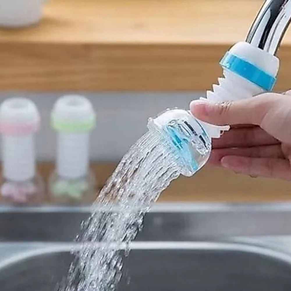 360° Adjustable Fan Faucet Tap with Clip - Image 1