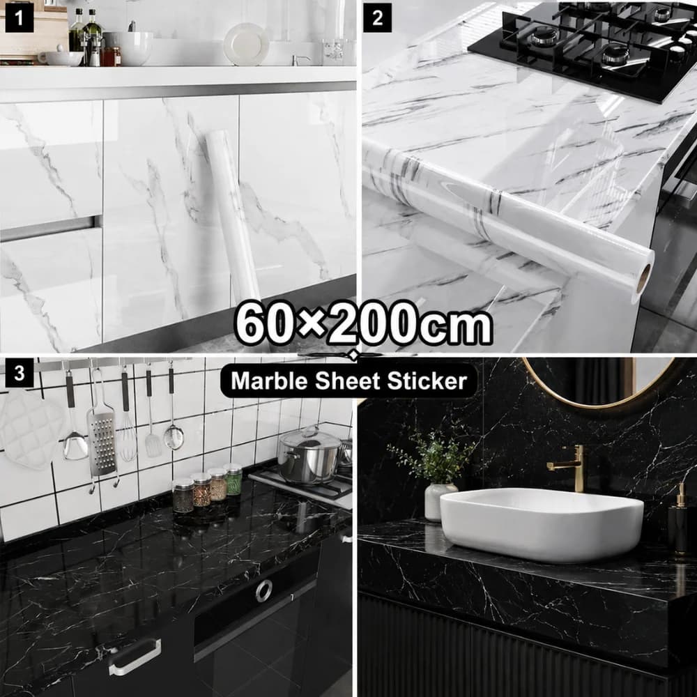Marble Sheet β Marble Wallpaper for Kitchen, Walls & Furniture - Image 1