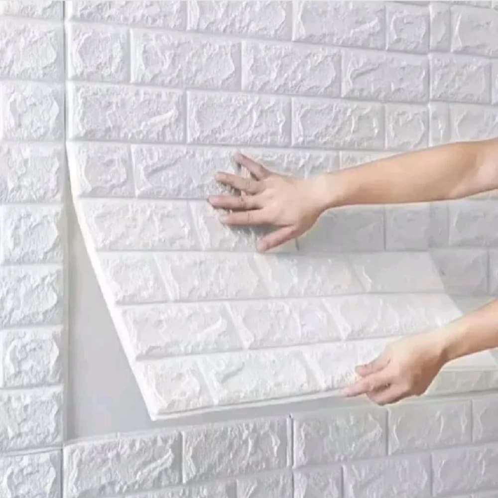 Self Adhesive 3D Wall Brick Sheet - Image 1
