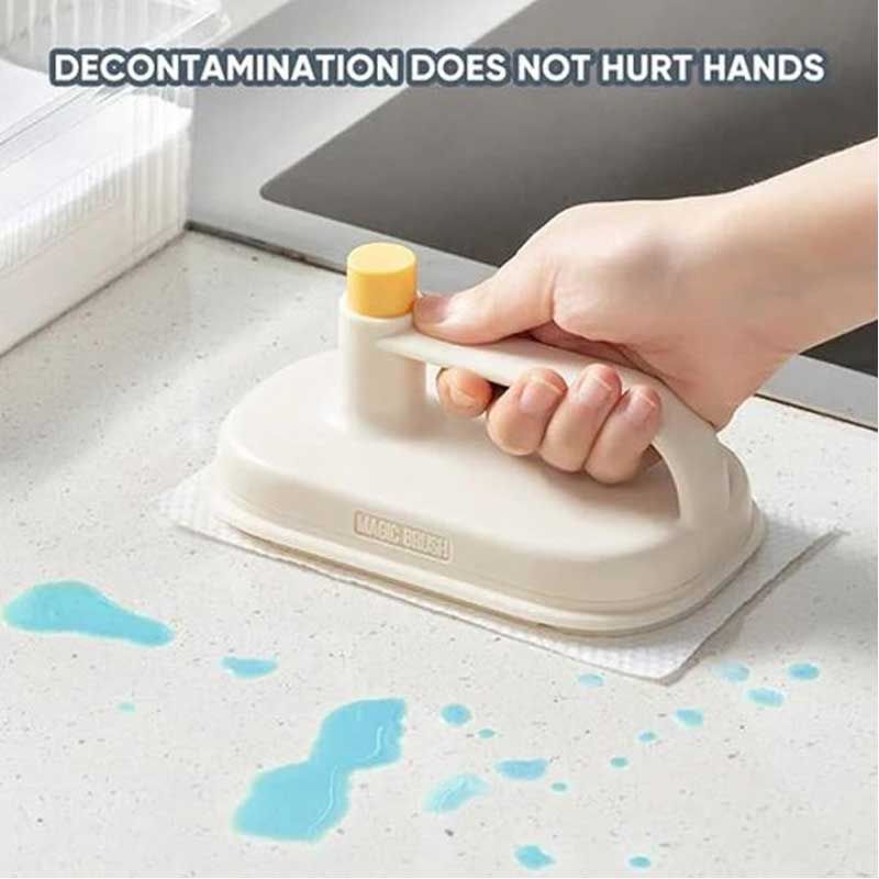 Magic Brush Powerful Cleaning Rag with 50 Disposable Wipes